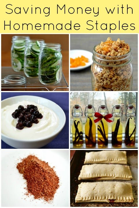 Saving Money Homemade Staples