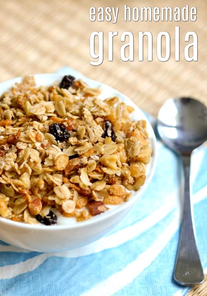 These easy granola recipes are great to have on hand for a healthy breakfast.