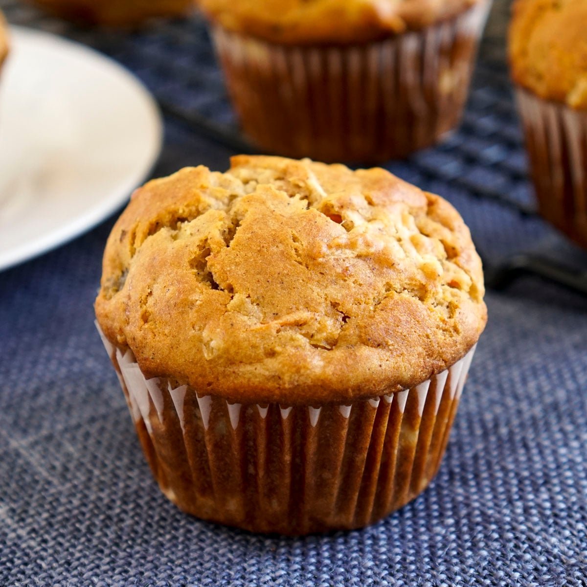 Muffin in a cupcake liner