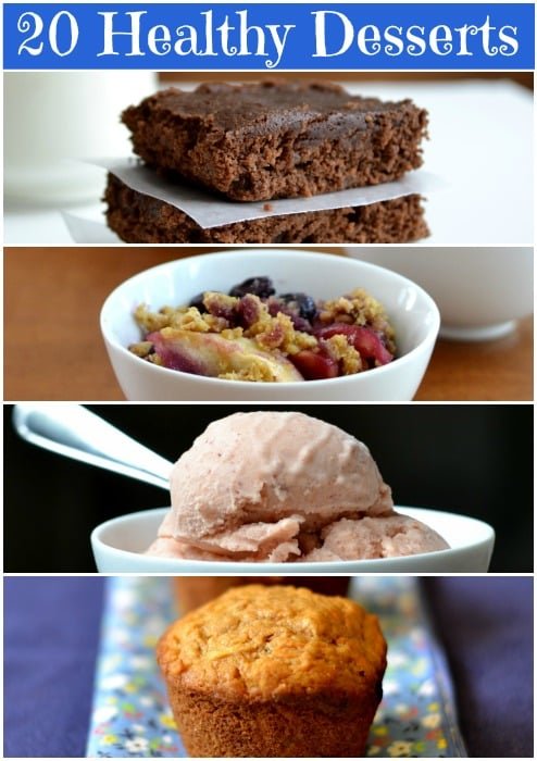 These 20 healthy dessert recipes will help you indulge without guilt! Perfect for your new year's resolutions. 