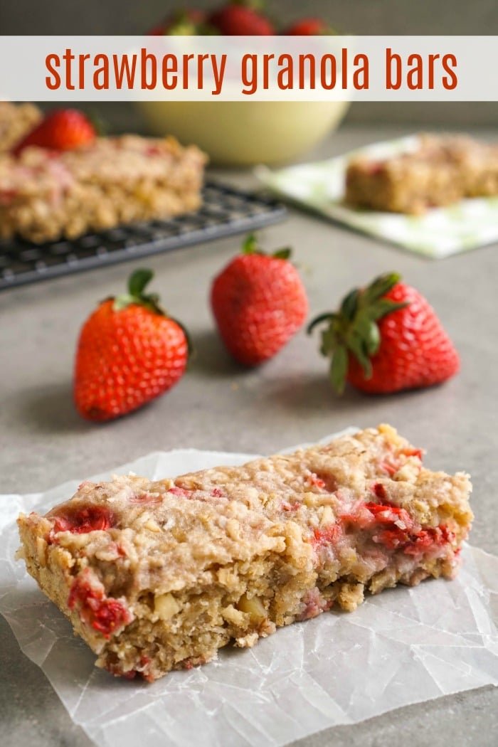 This strawberry granola bar recipe makes a delicious, easy snack. You can avoid highly processed granola bars by making your own at home.
